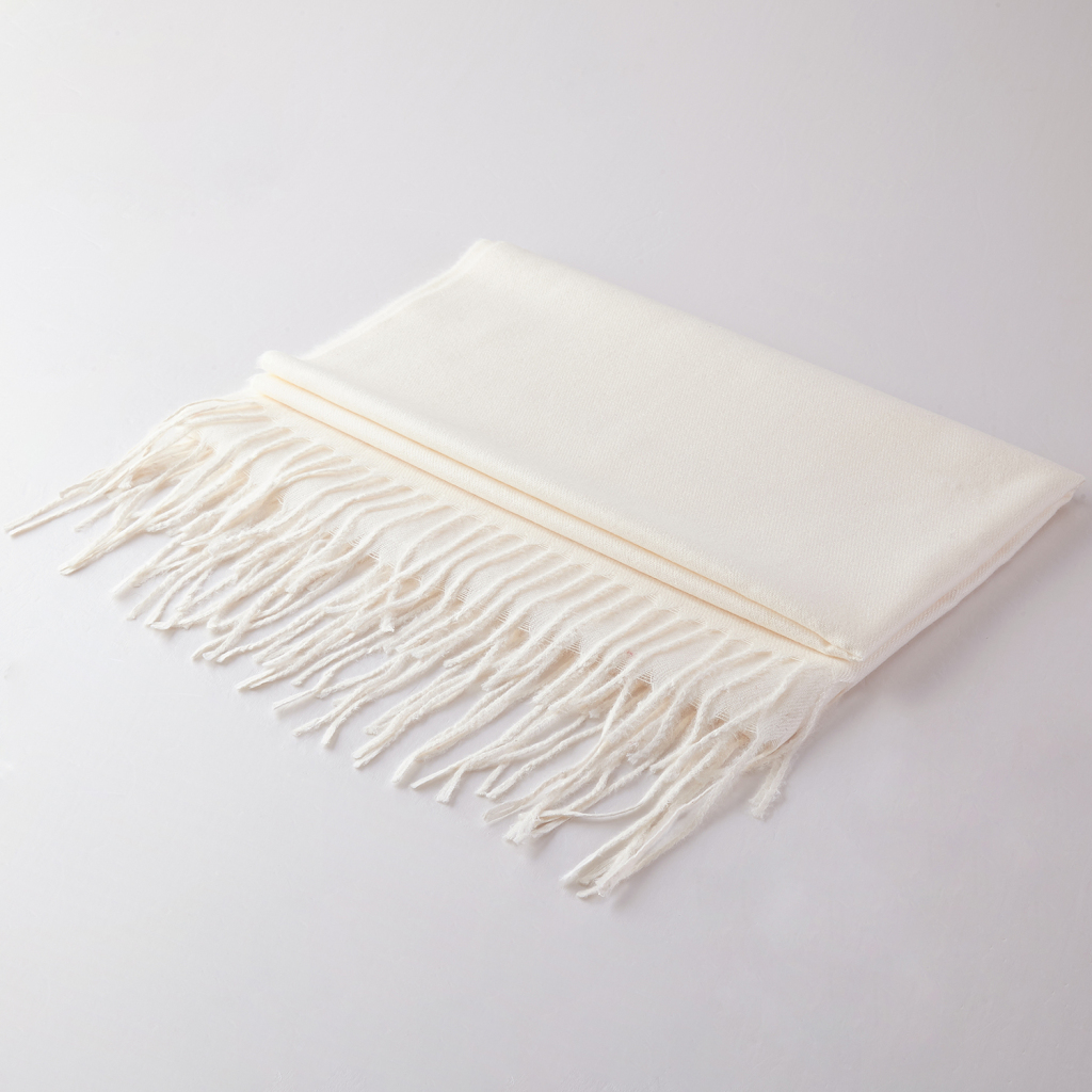 All-Over Print Fringe Hem Fleece Scarf | HugePOD-2