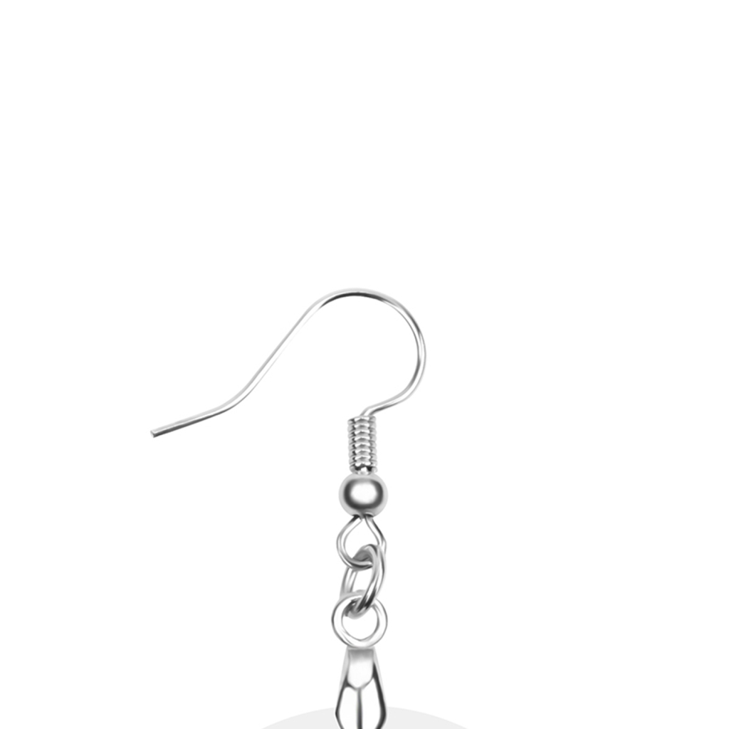 All-Over Print Wooden Earrings | HugePOD-6
