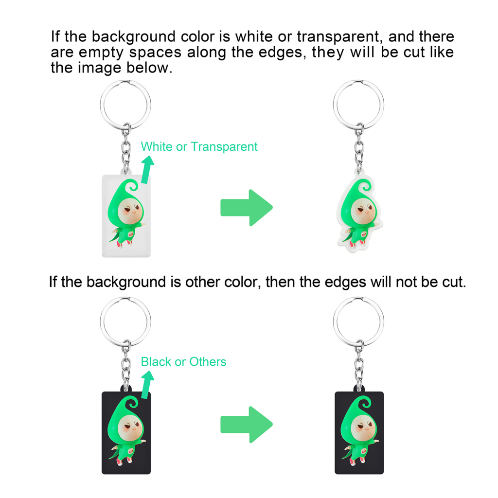 Die-Cut Keychain | HugePOD-3