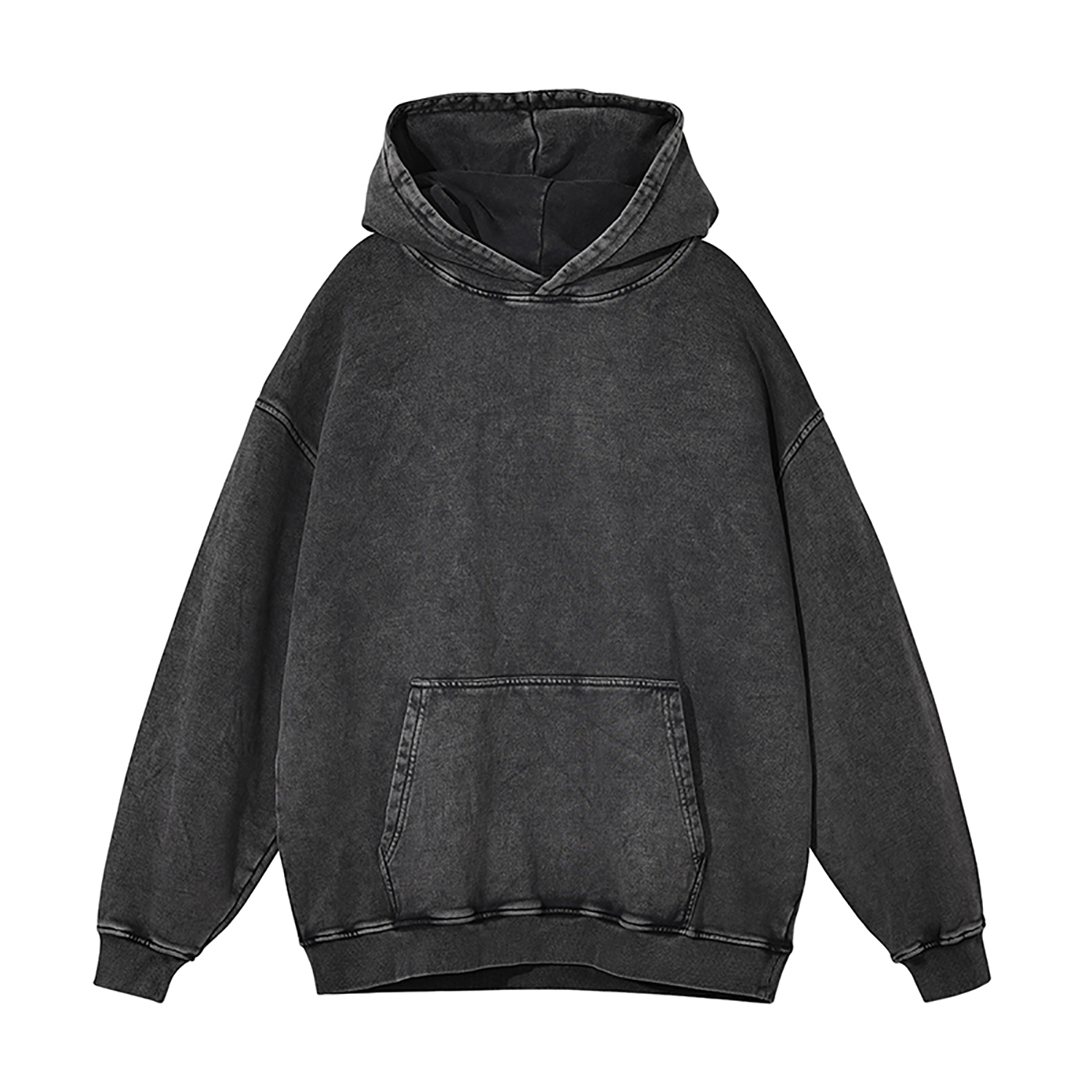 Oversized Snow Wash Hoodie - Print On Demand | HugePOD