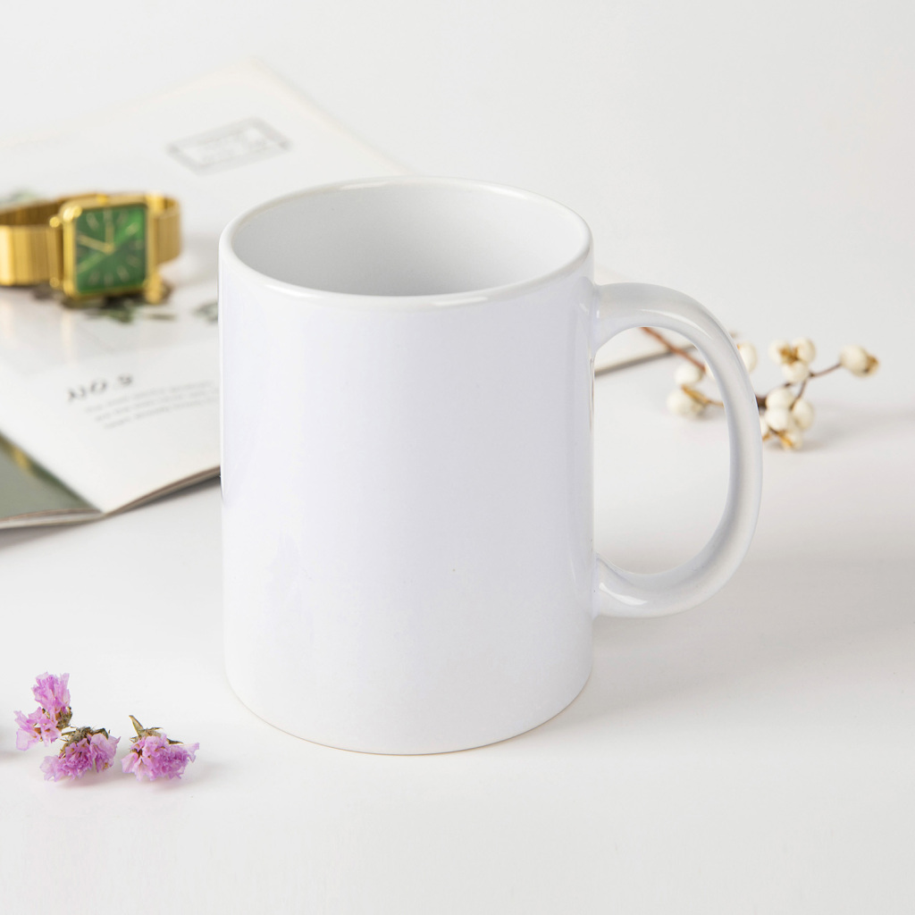 Print On Demand White Ceramic Mug - Print On Demand | HugePOD-6