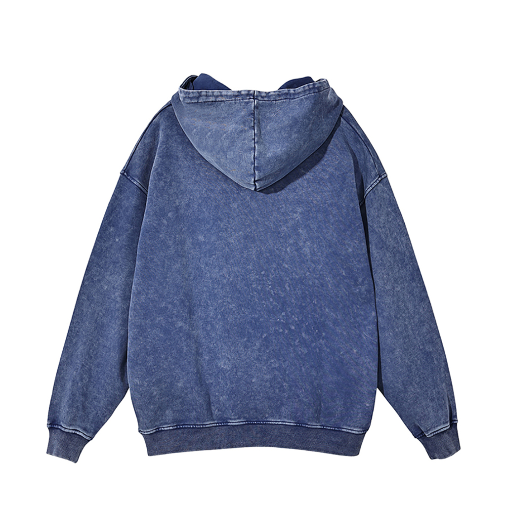 Oversized Snow Wash Hoodie - Print On Demand | HugePOD-19