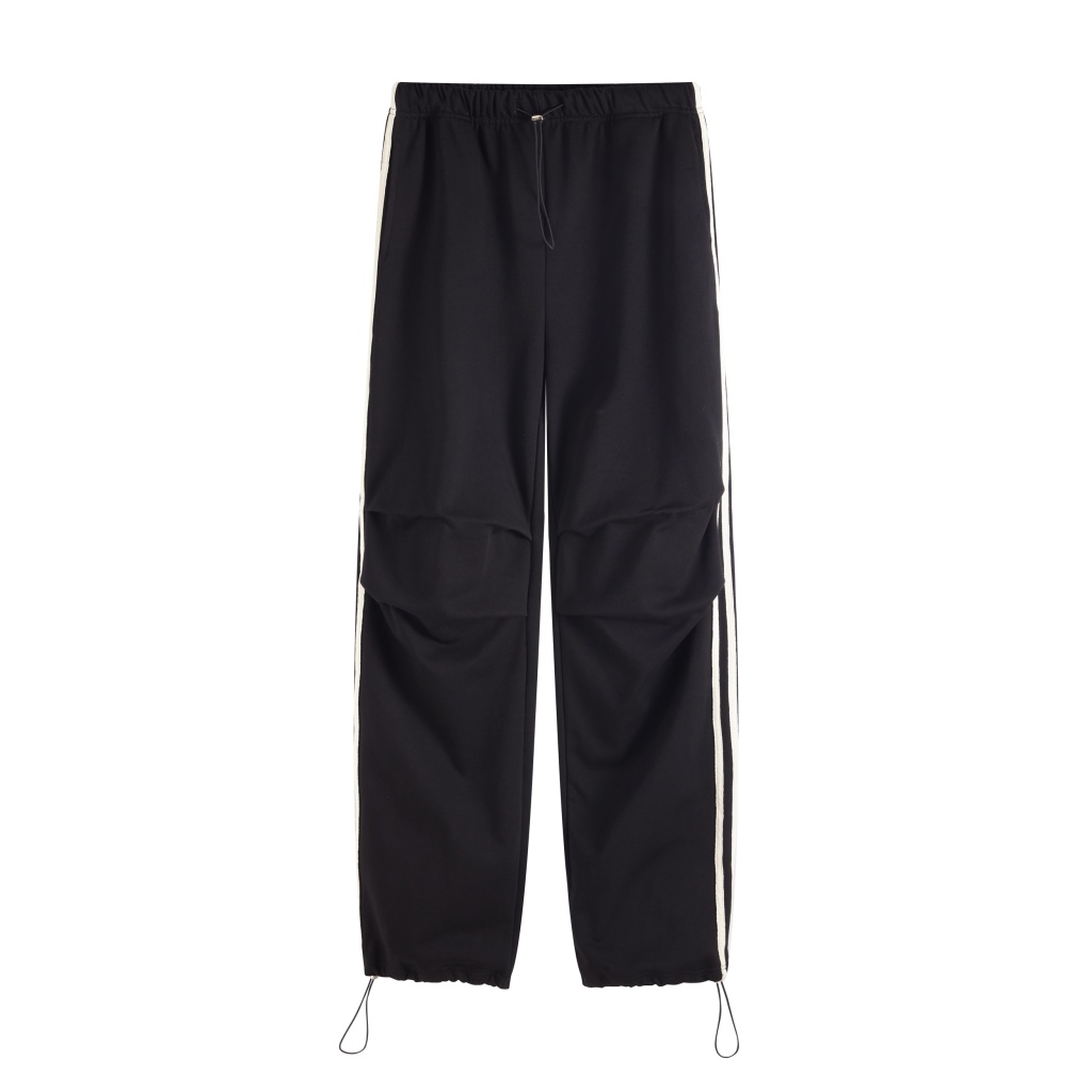 Streetwear Heavyweight Vintage Contrast Wide-Legged Pants-13