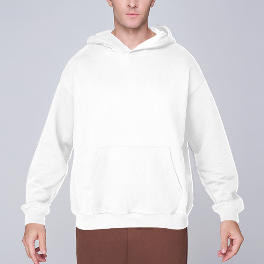Streetwear Unisex Organic Viscose Oversized Hoodie - Print On Demand | HugePOD-4