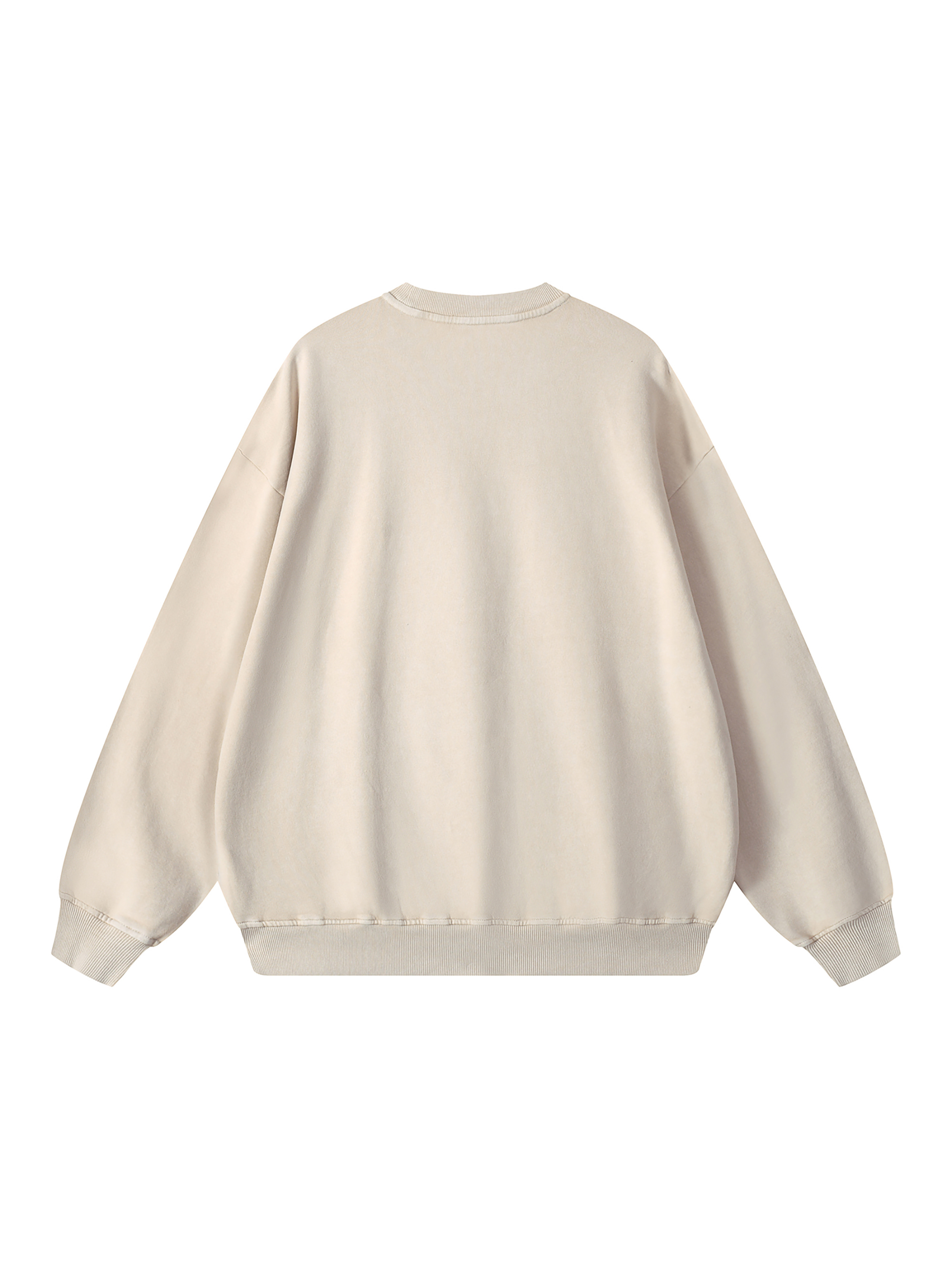 贈り物 Classic Cowl Neck Vintage Washed Street Wear - 360 GSM トップス