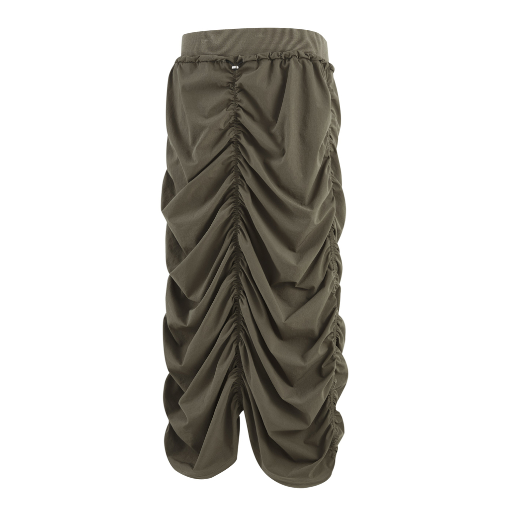 Streetwear Pleated Quick-drying Maxi Dress - Print On Demand-8
