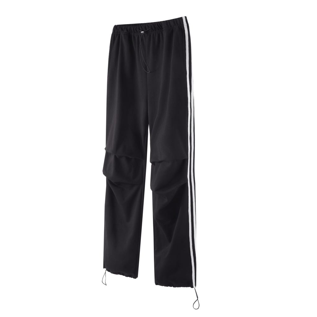 Streetwear Heavyweight Vintage Contrast Wide-Legged Pants-12