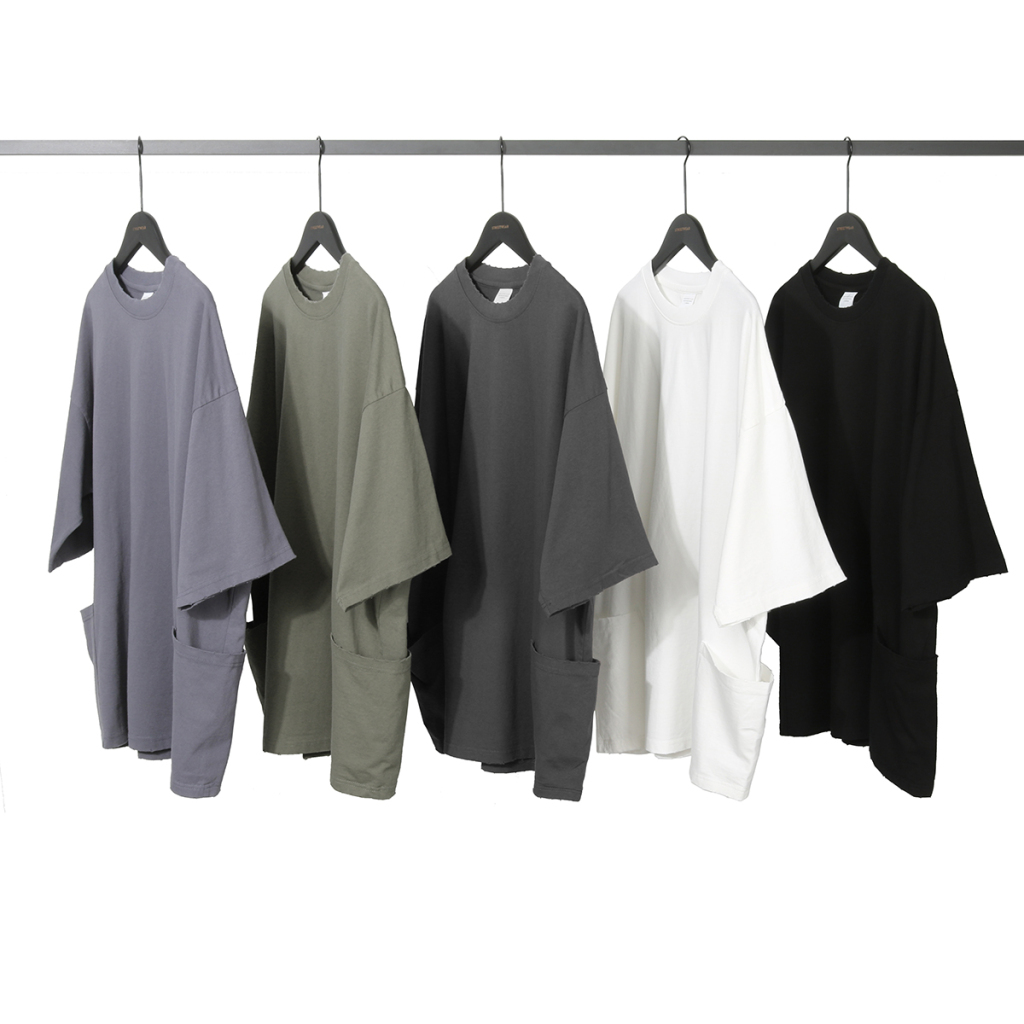 Streetwear Unisex Side Pockets T-shirt - Print On Demand | HugePOD-21