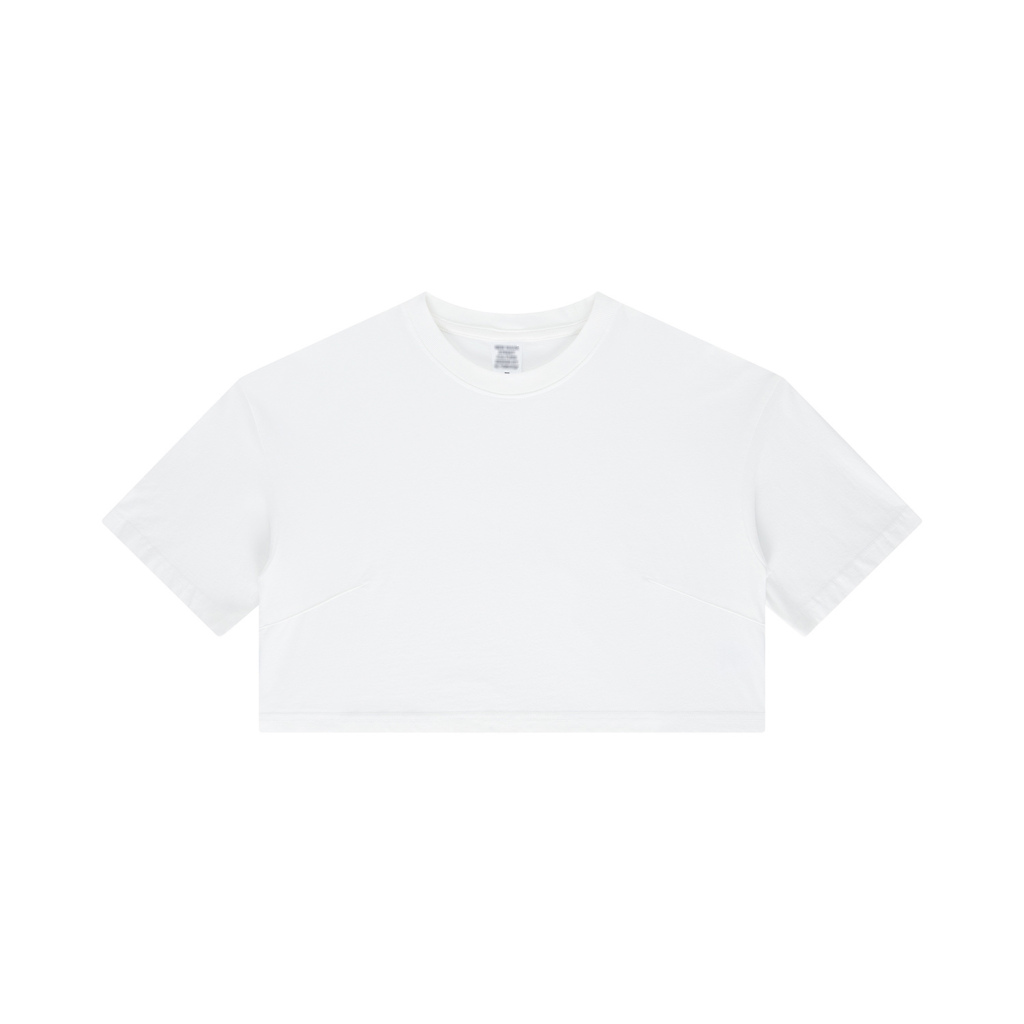 Streetwear Women's Vintage Washed  Loose Boxy Cropped Tee - Print On Demand | HugePOD-6