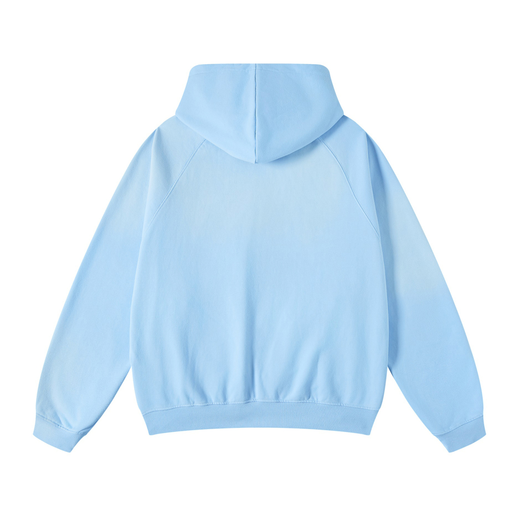 Streetwear Unisex Ombre Washed Effect Colored Hoodie - Print On Demand-8