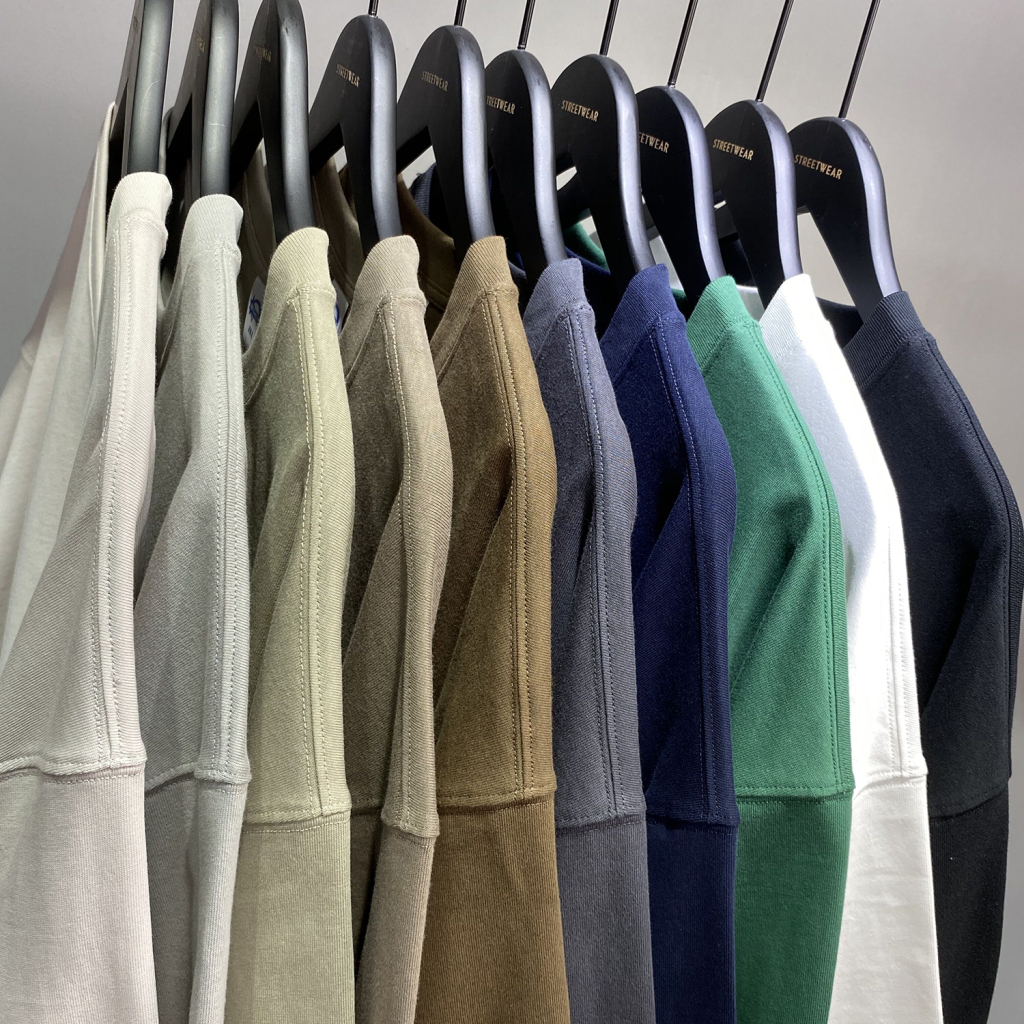 Streetwear Unisex Earth Tone Heavyweight Loose Fit FOG T-Shirt | HugePOD-37