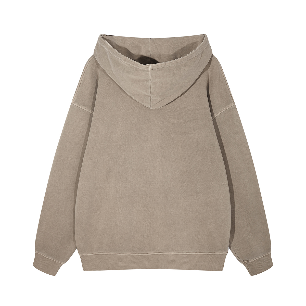 【関税&送料込】Stone  Cotton Hoodie Streetwear Unisex Heavyweight Stone Washed Hoodie - Print On