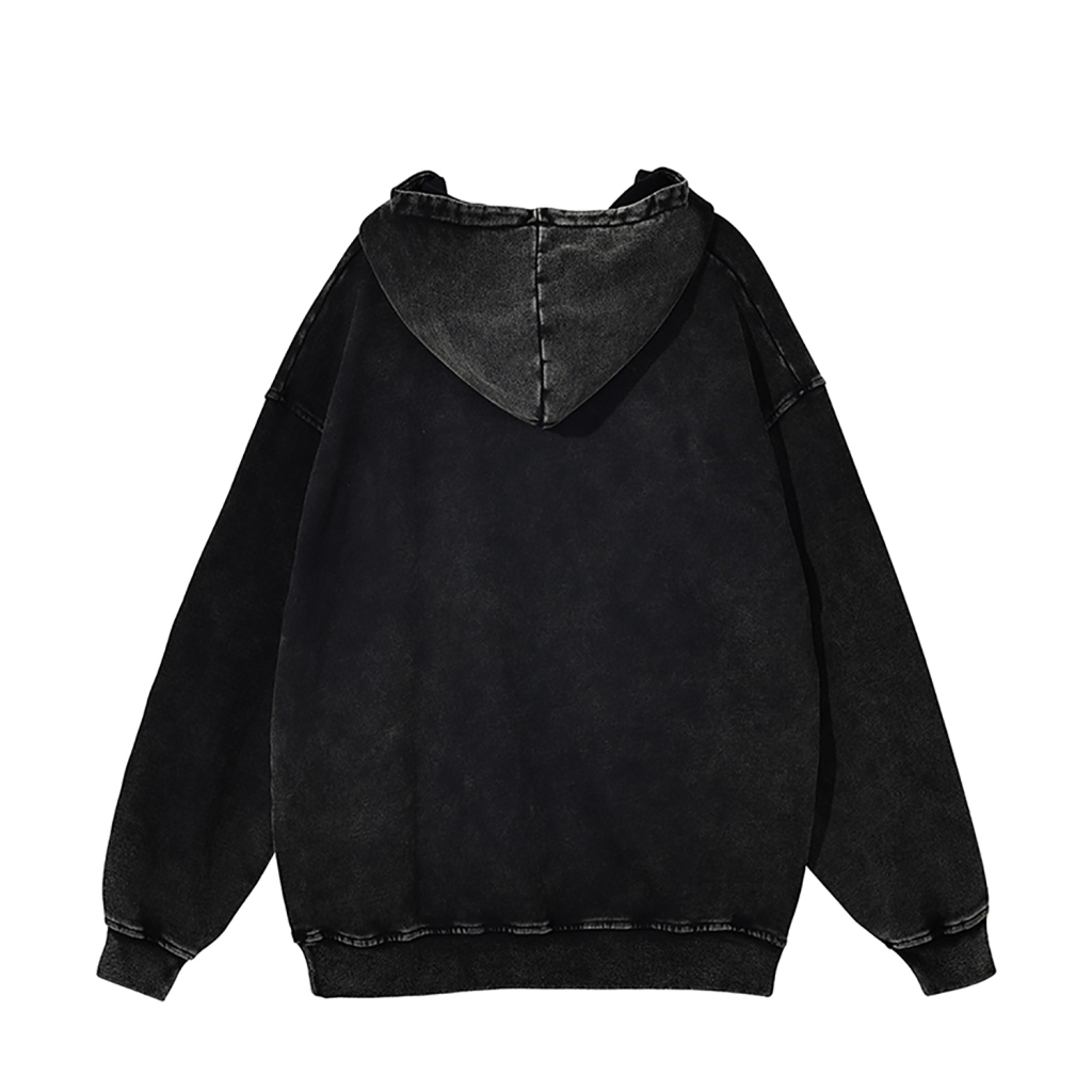 Oversized Snow Wash Hoodie - Print On Demand | HugePOD-25