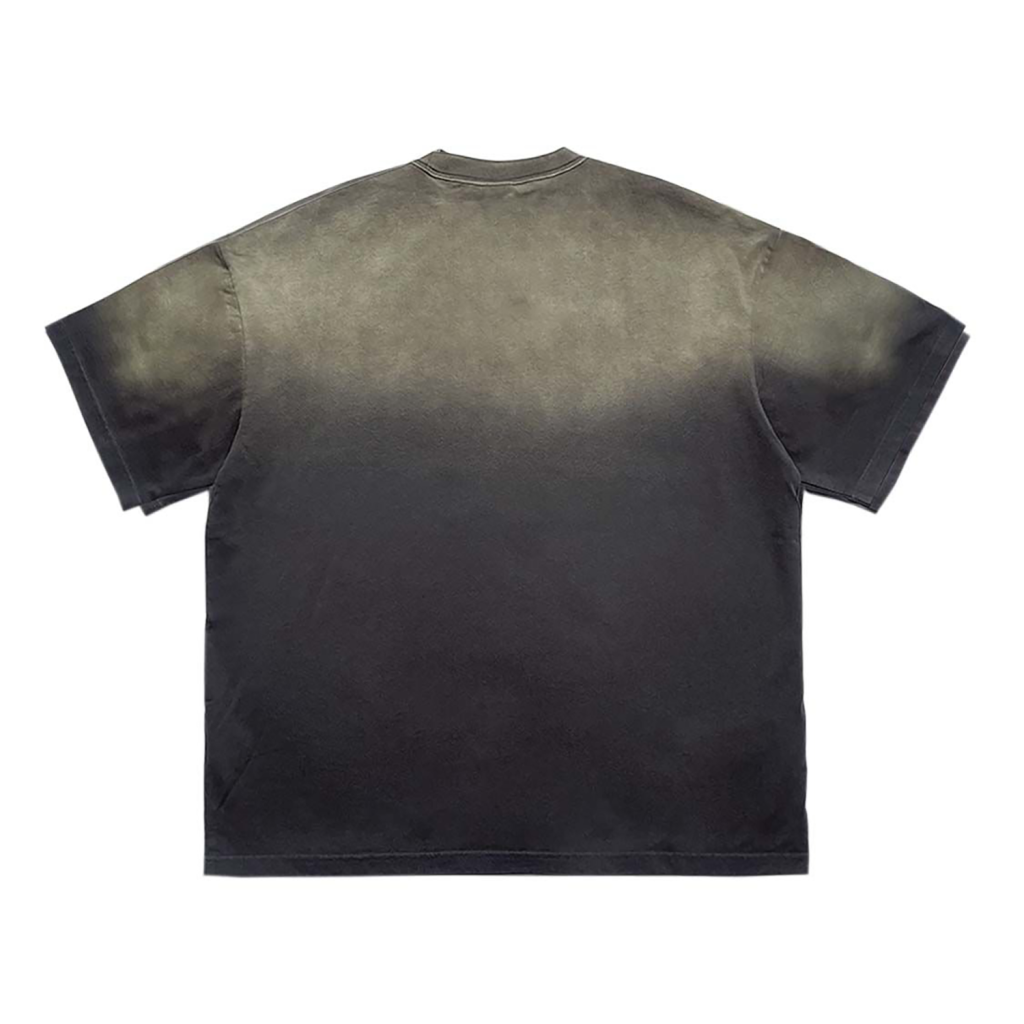 Vintage Washed Tiger Stripes Dyed Gradient T-Shirt | Streetwear-6