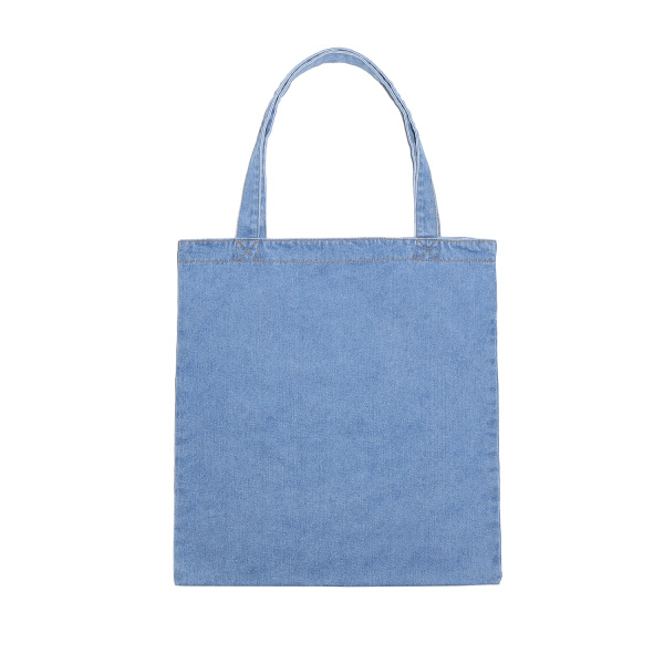 Custom Streetwear Denim Tote Bag for Daily Casual and Outdoor Use - Print On Demand