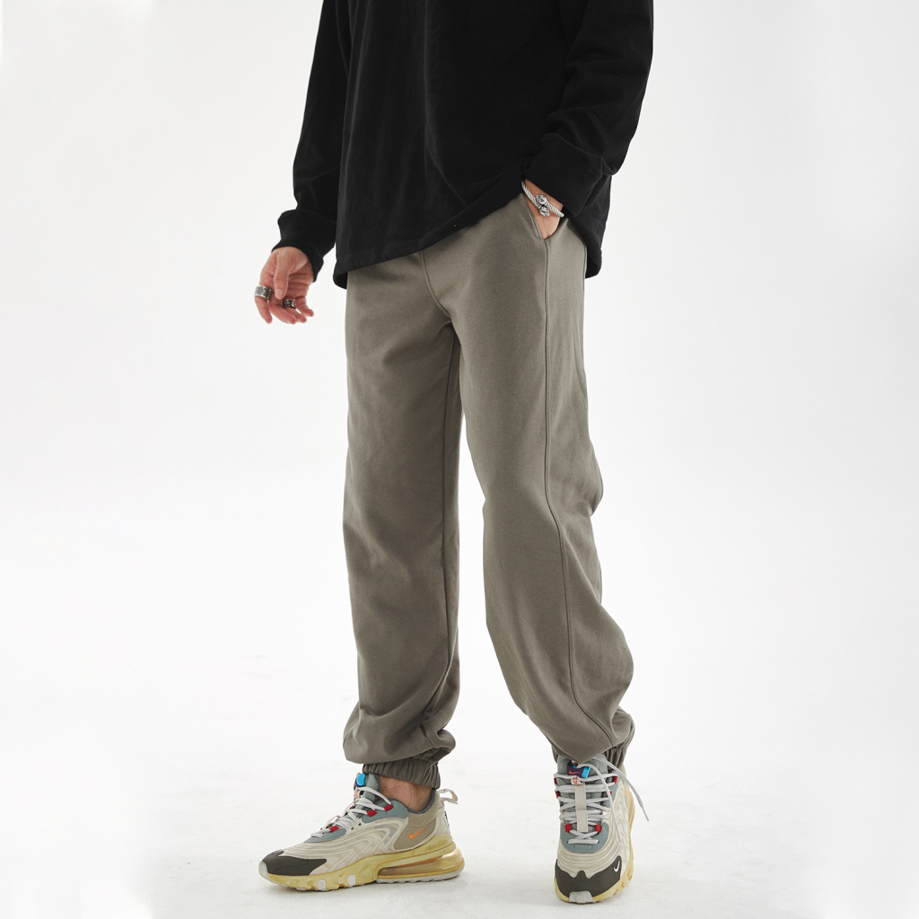 Streetwear Unisex Zipper Split Hem Joggers - Print On Demand | HugePOD-11