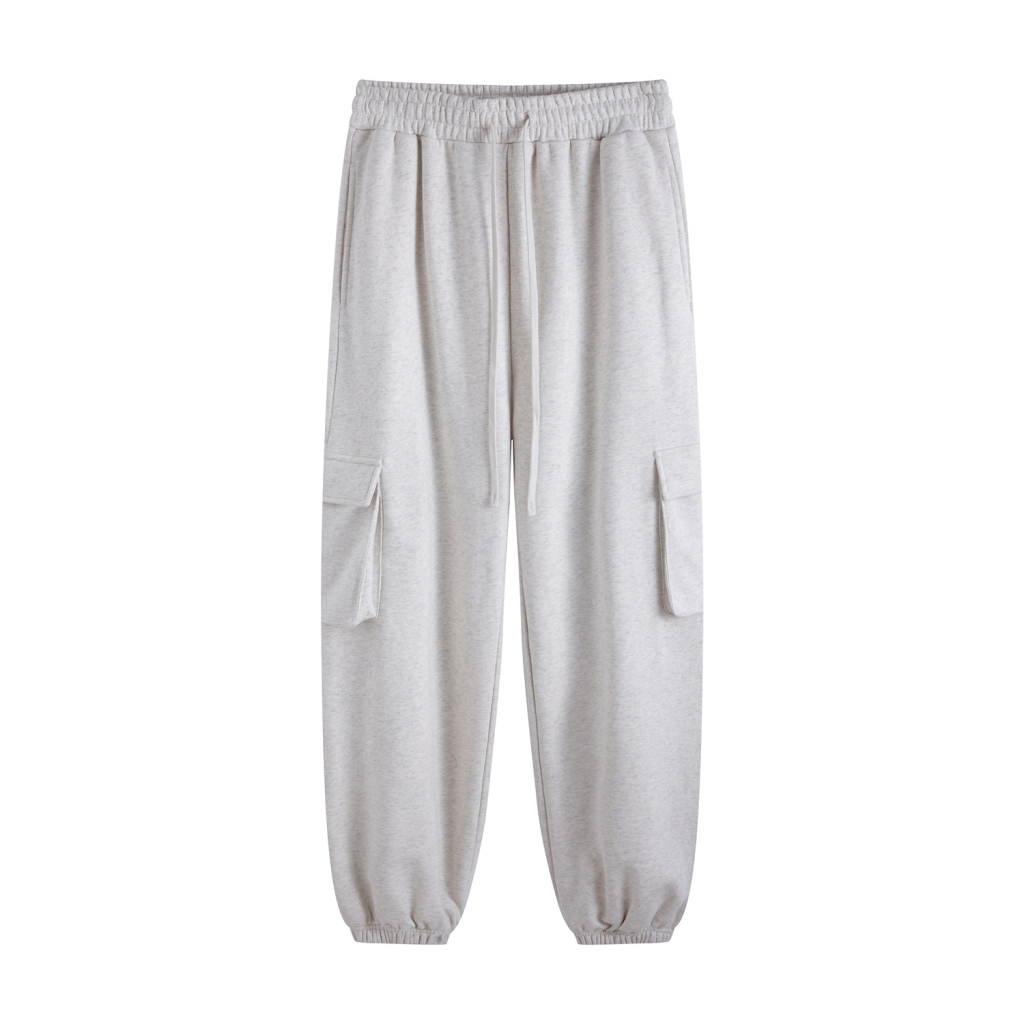 Streetwear Drawstring Waist Fleece Joggers | Dropshipping-11
