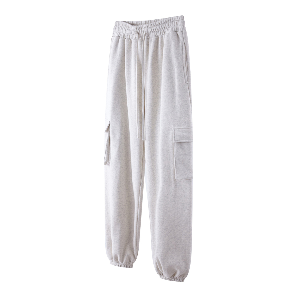 Streetwear Drawstring Waist Fleece Joggers | Dropshipping-12