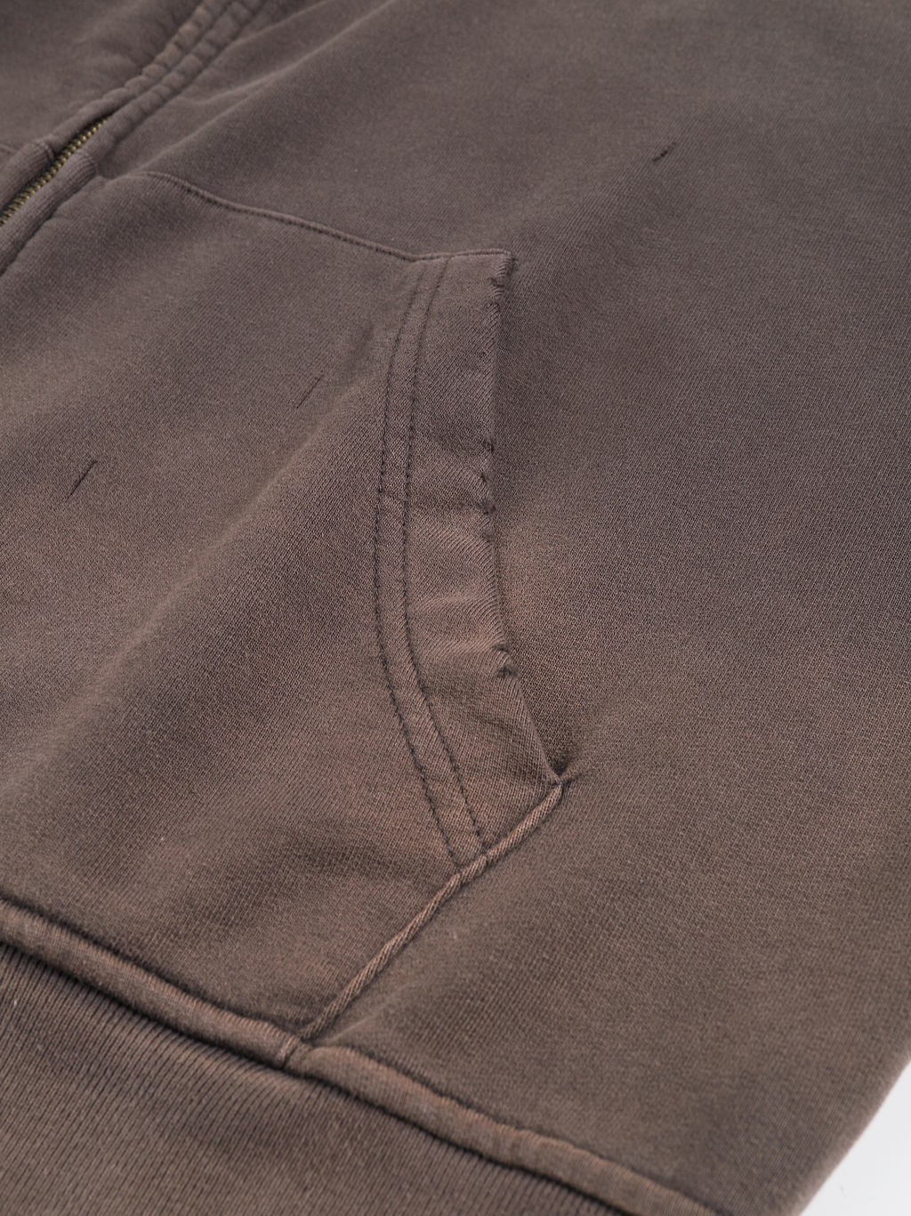 Hand-Frayed Sunfade Zip Hoodie – Vintage Streetwear | Tapstitch-15