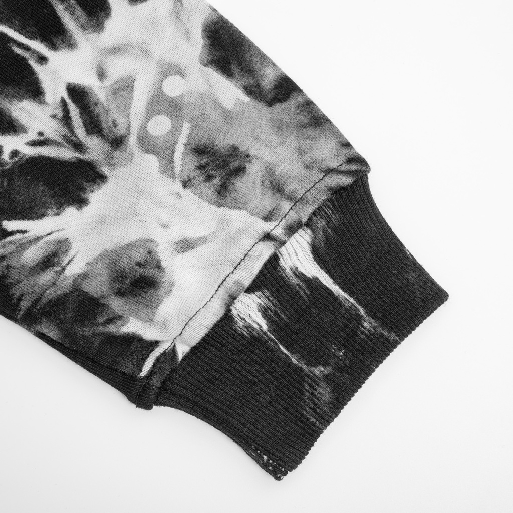 Streetwear Unisex Marble Tie-Dye Hoodie - Print On Demand | HugePOD-5