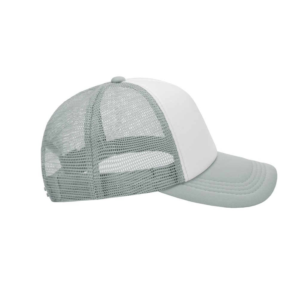 Streetwear Mesh Trucker Cap | Gray - Print On Demand | HugePOD-2