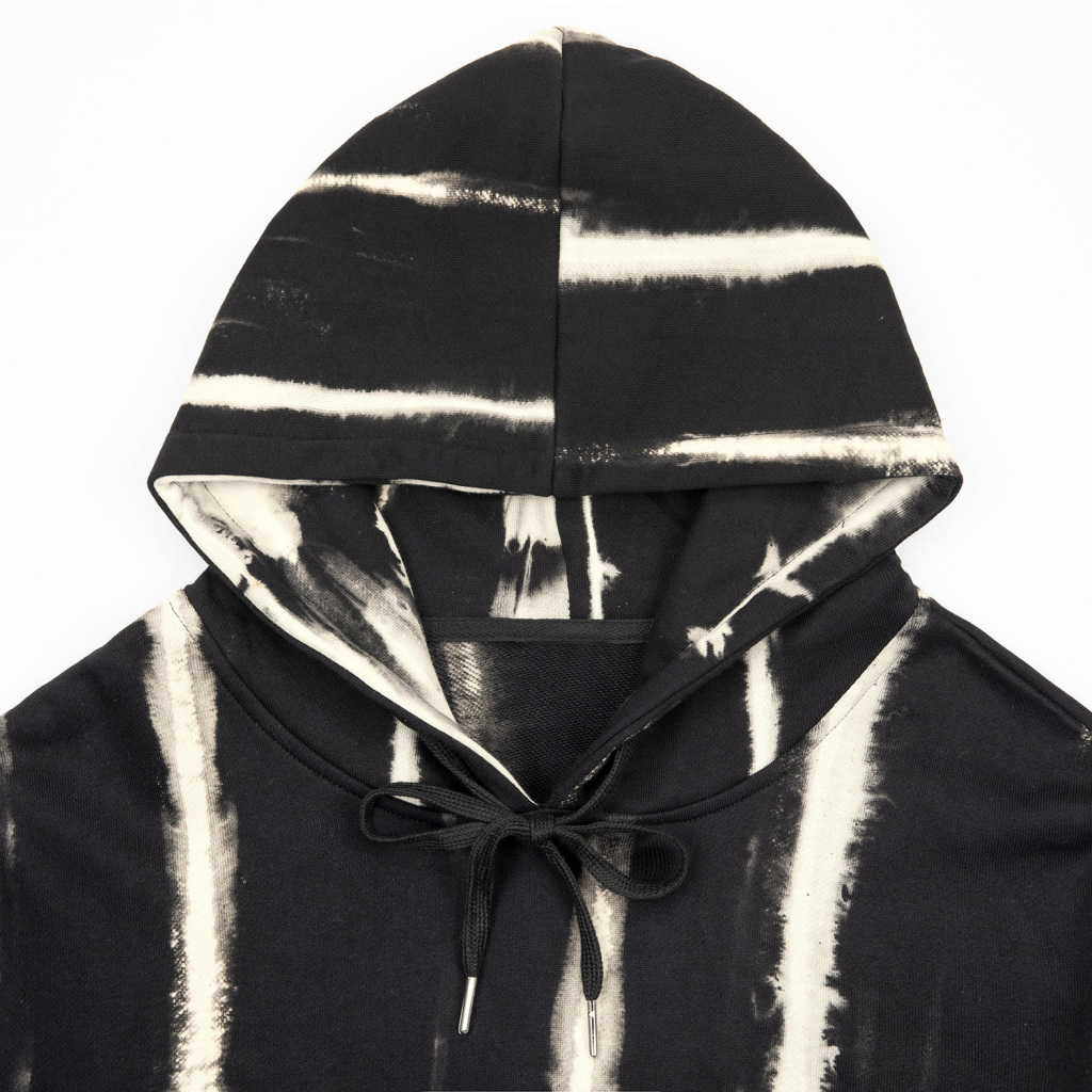 Streetwear Unisex Brush Tie-Dye Hoodie - Print On Demand | HugePOD-3