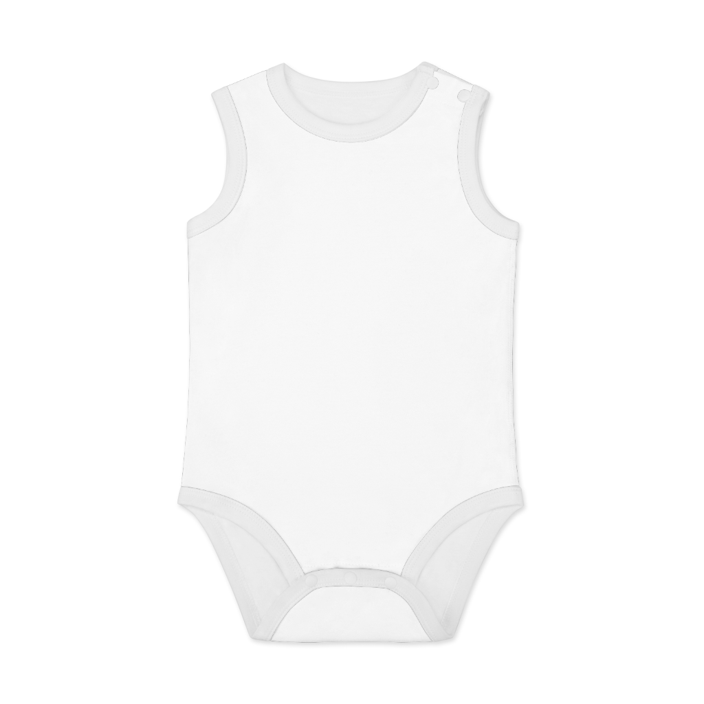 All-Over Print Baby Tank Bodysuit 100% Cotton - Print On Demand | HugePOD-2