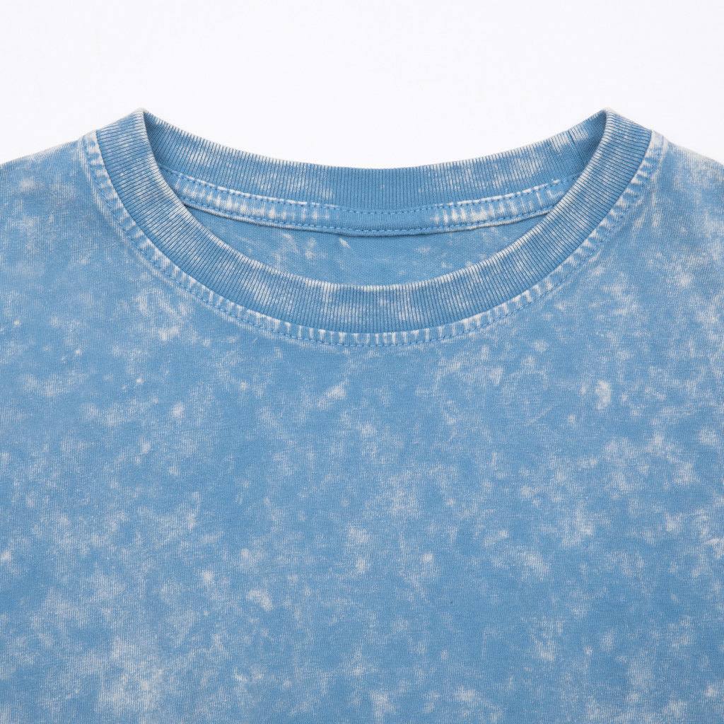 Streetwear Women's Washed Denim Crop Top - Print On Demand | HugePOD-10