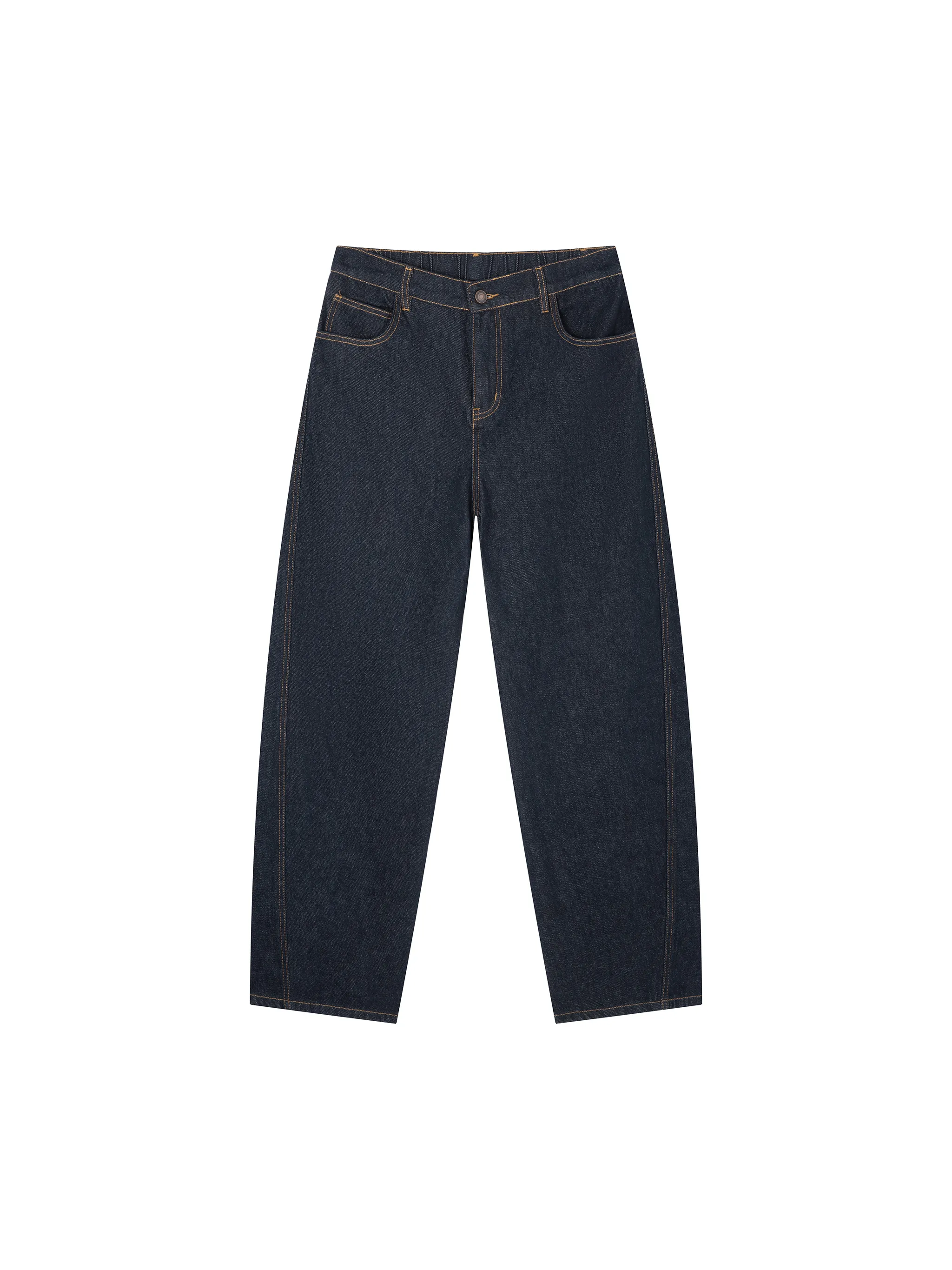 Men's Vintage Wash Barrel Leg Jeans