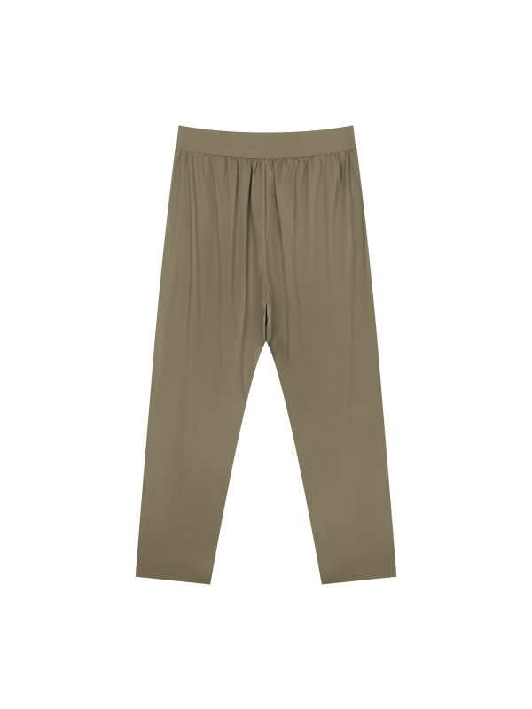 Men's Straight Leg Elastic Waist Pants