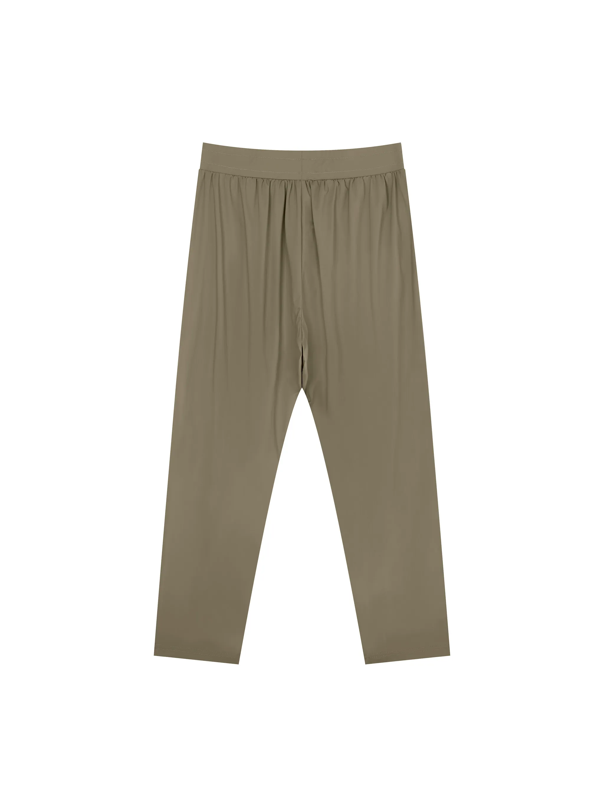 Men's Straight Leg Elastic Waist Pants