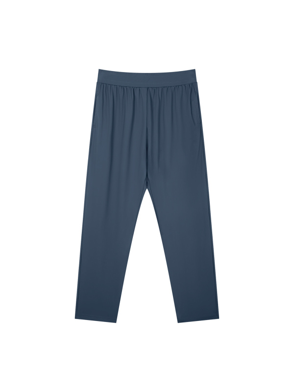 Men's Straight Leg Elastic Waist Pants