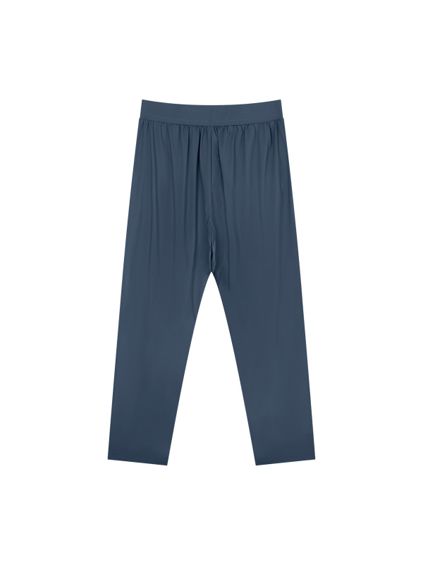 Men's Straight Leg Elastic Waist Pants