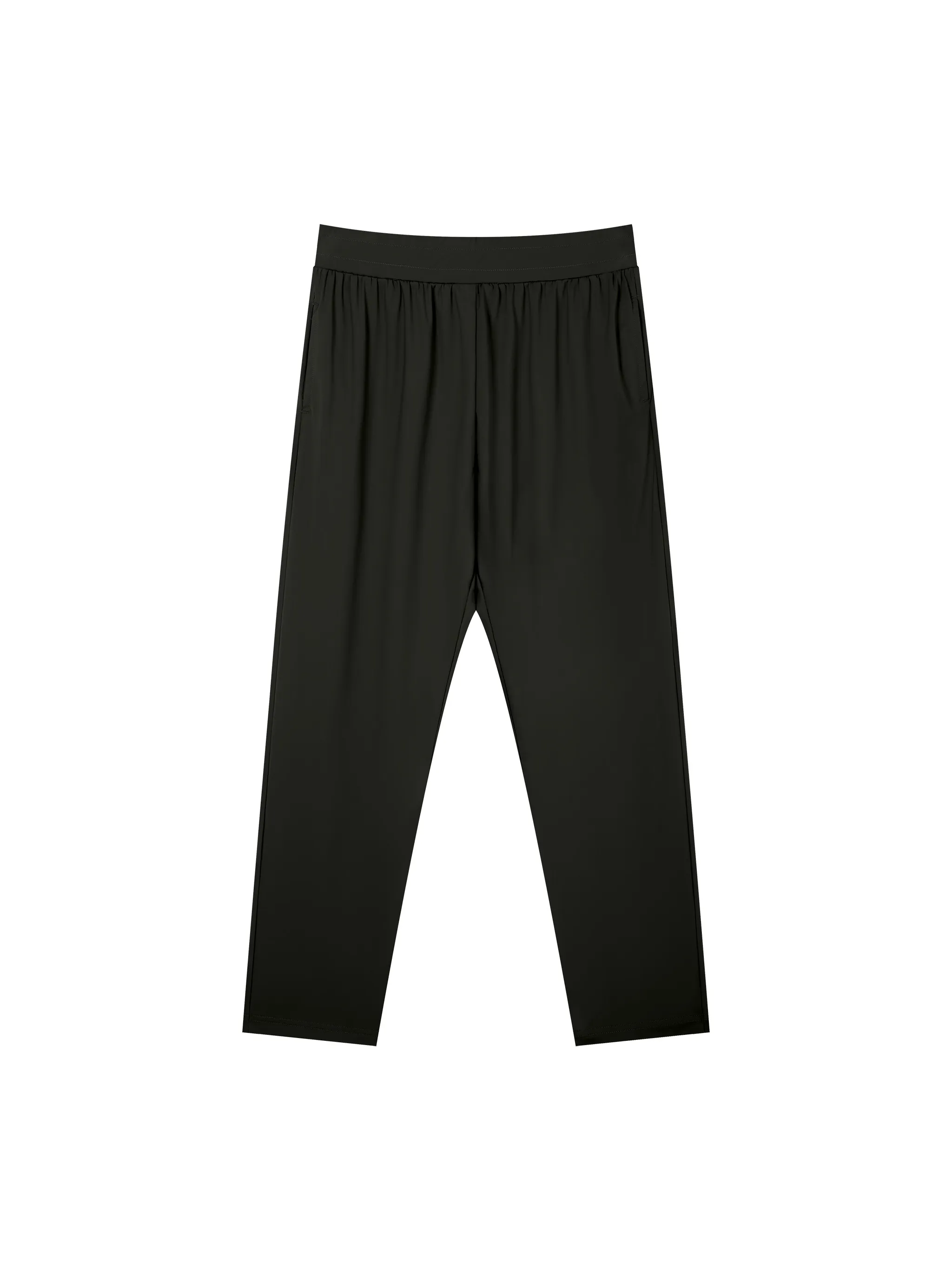 Men's Straight Leg Elastic Waist Pants