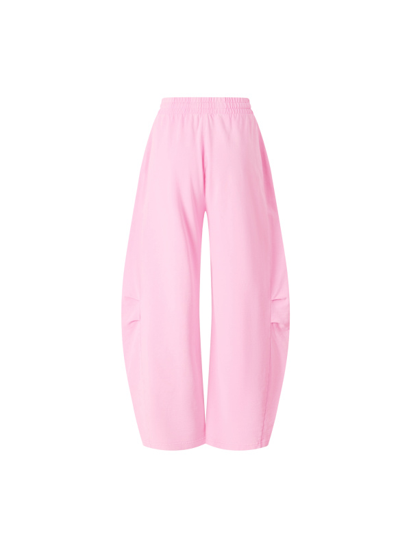 Unisex Mineral Wash Barrel Leg Pants