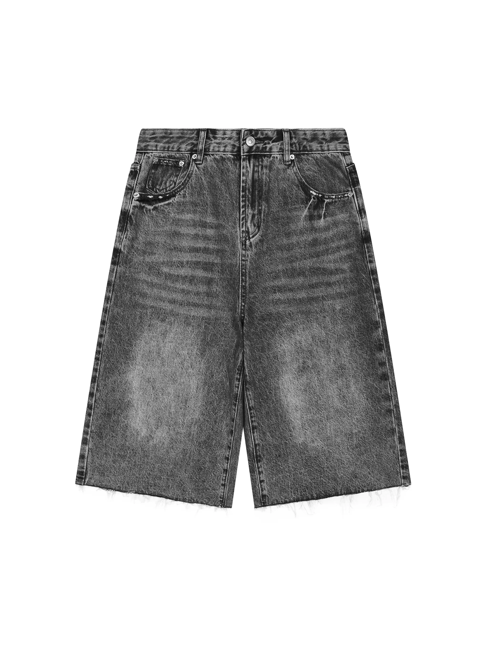 Men’s Vintage Wide Leg Denim Shorts