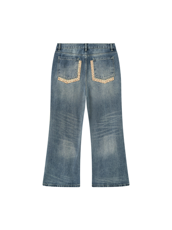 Men's Vintage Wash Denim Jeans