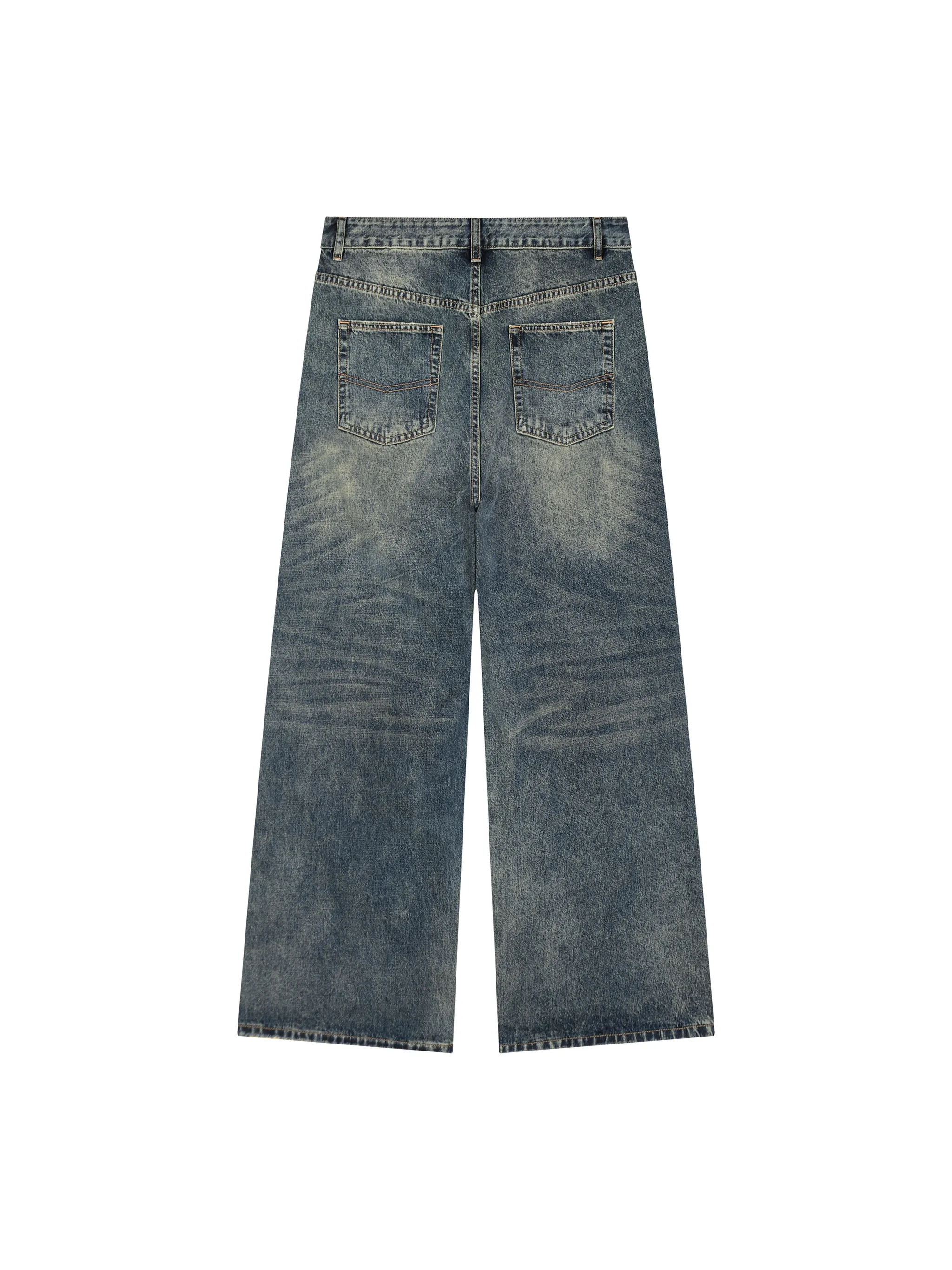 Men's Vintage Wash Denim Jeans