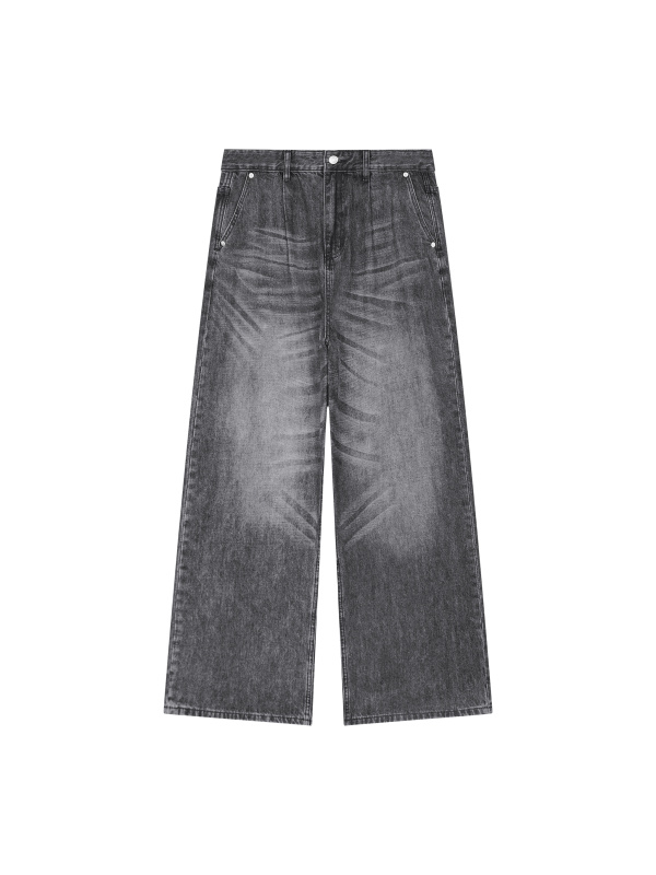 Men's Vintage Wash Denim Jeans
