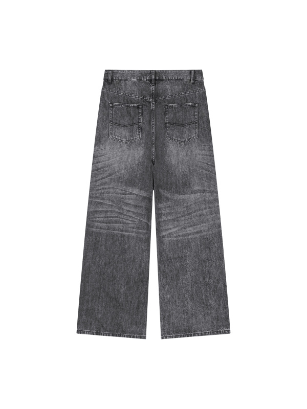 Men's Vintage Wash Denim Jeans