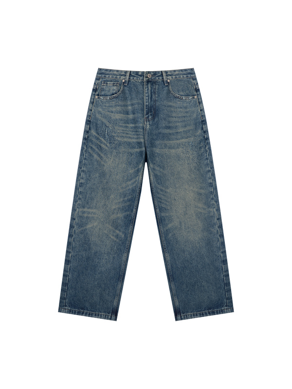 Men's Vintage Wash Denim Jeans