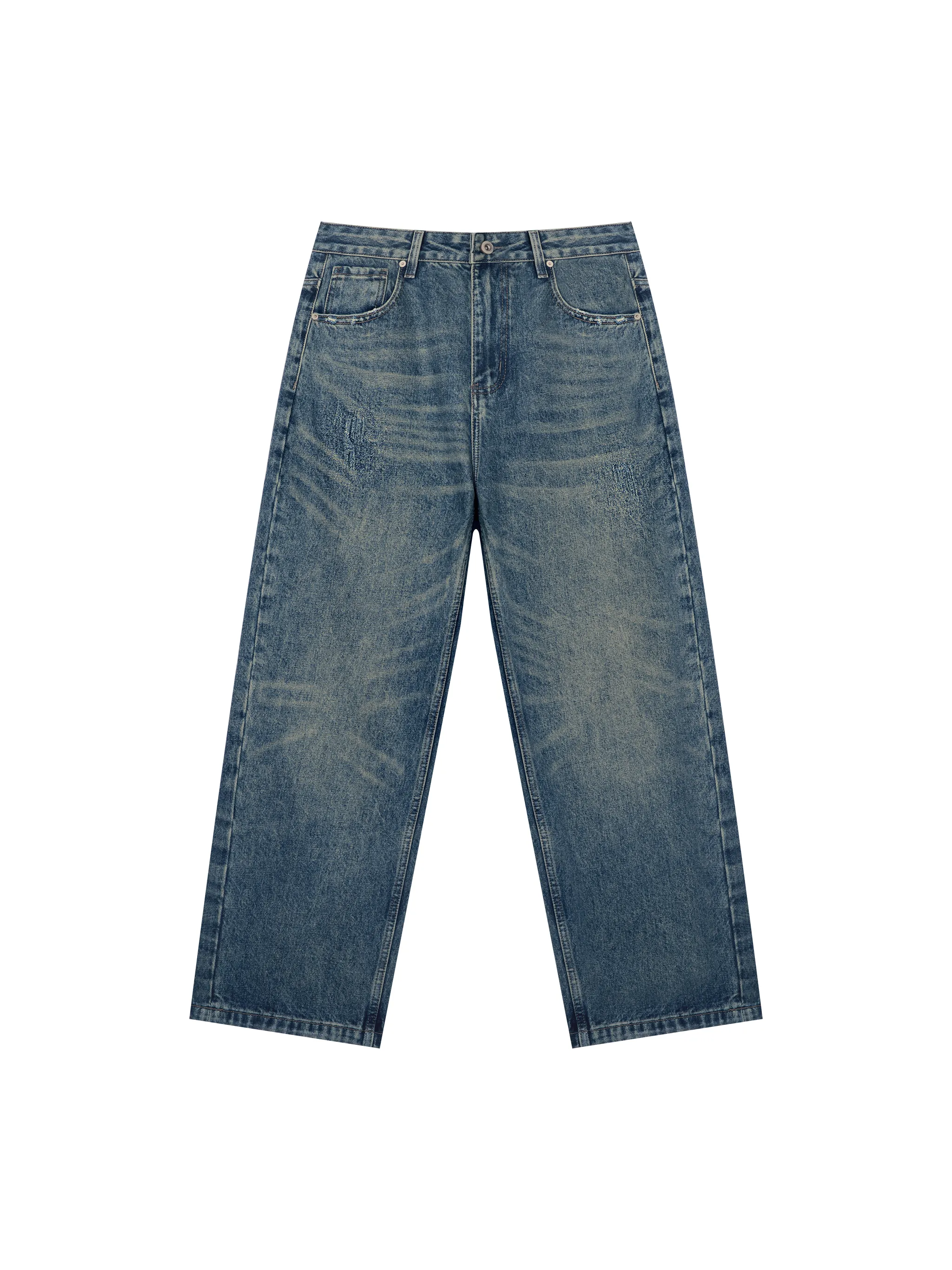 Men's Vintage Wash Denim Jeans