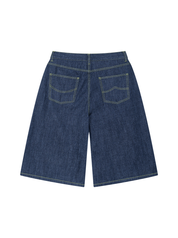 Men's Vintage Wash Denim Shorts