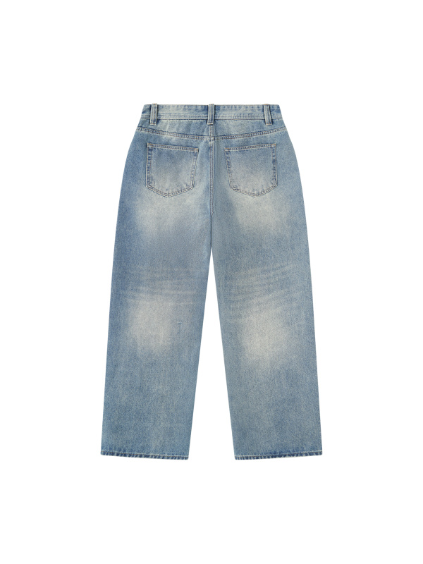 Men’s Vintage Wash Denim Jeans