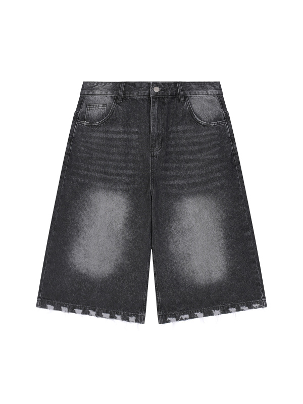 Men's Sunfade Distressed Denim Shorts