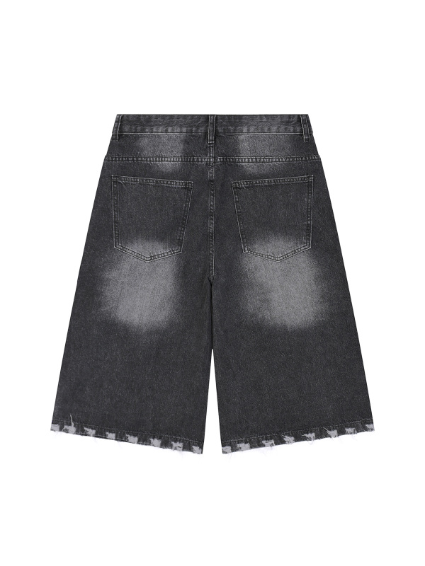 Men's Sunfade Distressed Denim Shorts