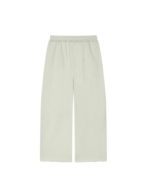 Women’s Wide Leg Raw Edge Sweatpants
