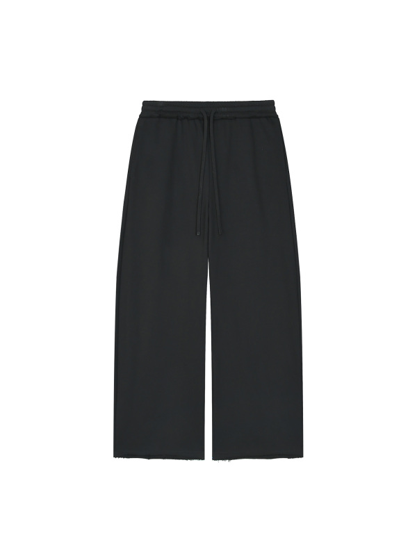 Women’s Wide Leg Raw Edge Sweatpants
