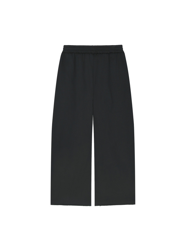Women’s Wide Leg Raw Edge Sweatpants