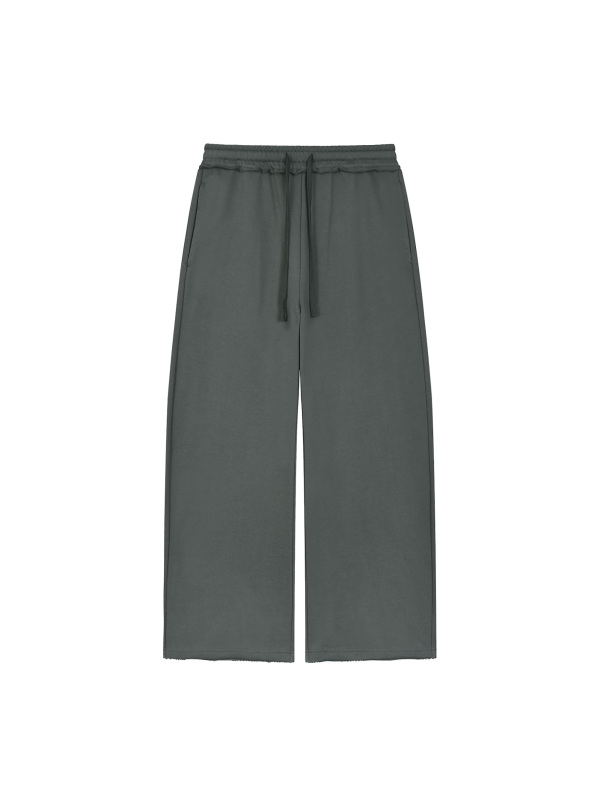 Women’s Wide Leg Raw Edge Sweatpants